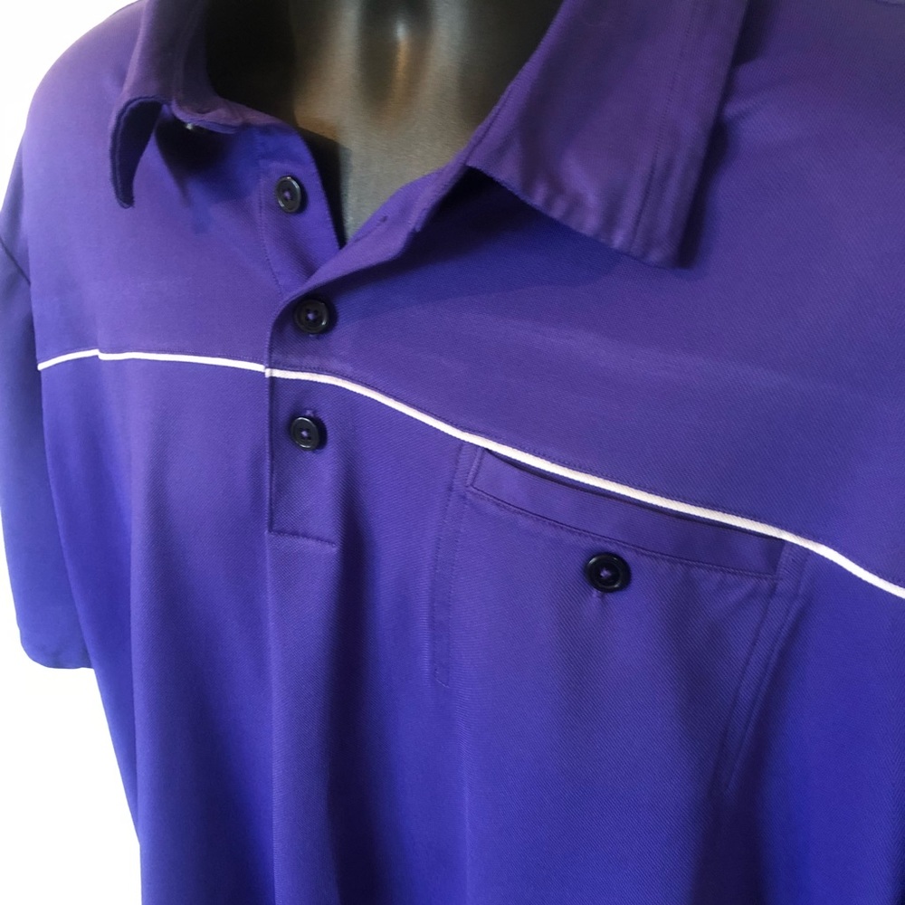 ⬇️ Adidas ClimaLite Golf Polo - XL in Purple